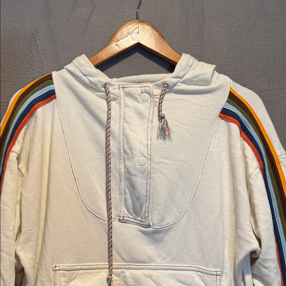 Faherty White Textured Pullover - image 3